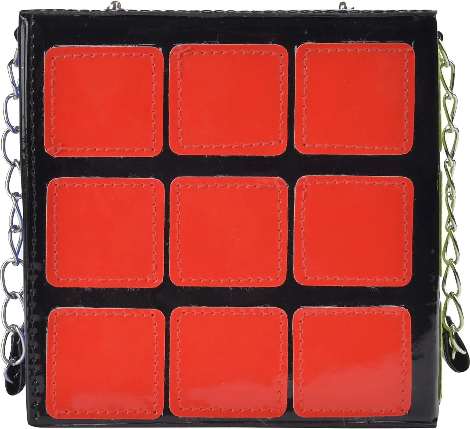 Women's Cute Cube Shape Handbag Magic Shoulder Bag Clutch Bag With Super Long Shoulder Strap