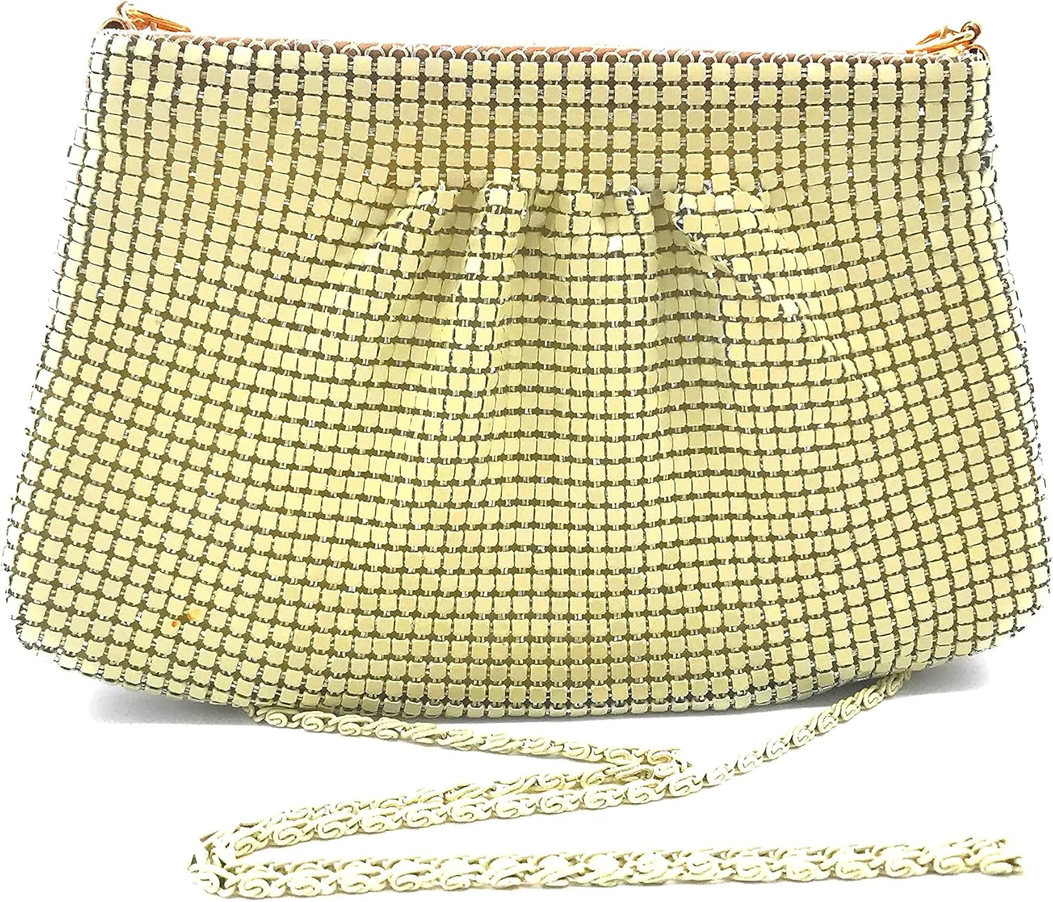 Women's Evening Clutches Metal Mesh Party Purse Bag(Mini,Purple)