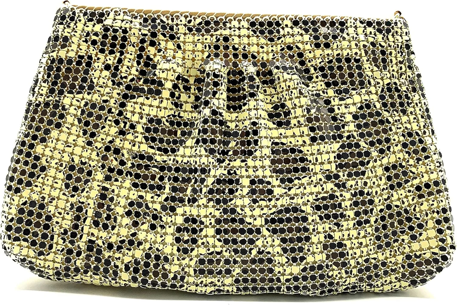 Women's Evening Clutches Metal Mesh Party Purse Bag(Mini,Purple)