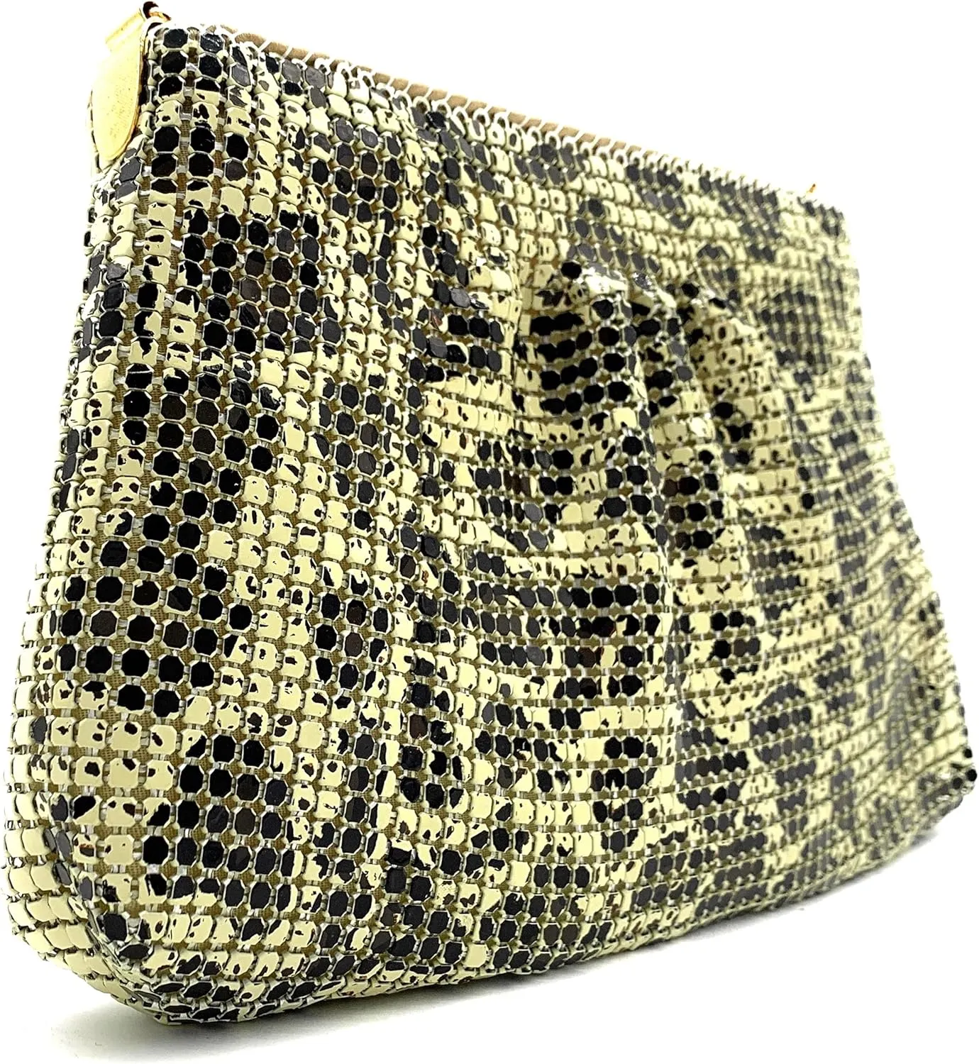 Women's Evening Clutches Metal Mesh Party Purse Bag(Mini,Purple)