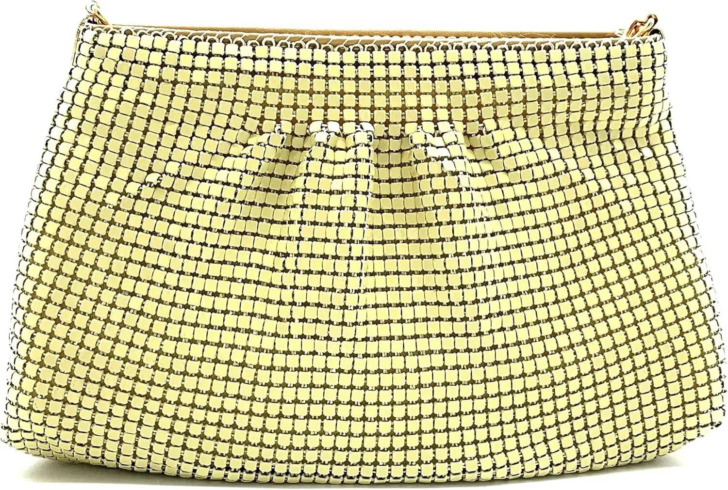 Women's Evening Clutches Metal Mesh Party Purse Bag(Mini,Purple)