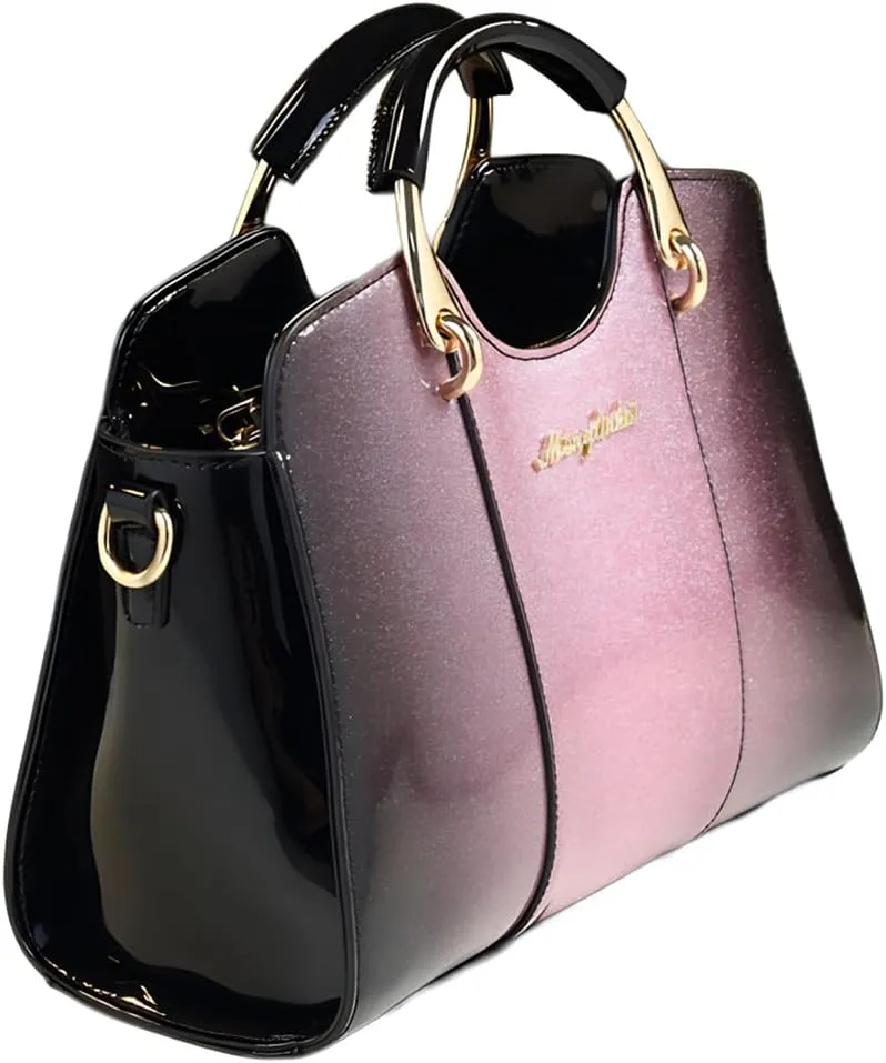 Women's Fashion Leather Top Handle Satchel Crossbody Handbag, Large Capacity Tote Bag Purse, Shoulder Messenger Bag