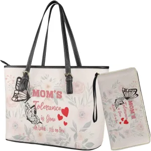Womens Handbag Wallet Set Leather Satchel Purse Handbag with Wristlet Wallet Top Handle Handbag for Ladies
