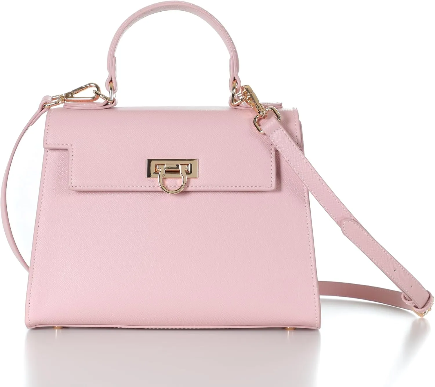 Women’s Top-Handle Handbags – Luxury Crossbody Purse Shoulder Bag for Women – Leather Handbag, Detachable Strap
