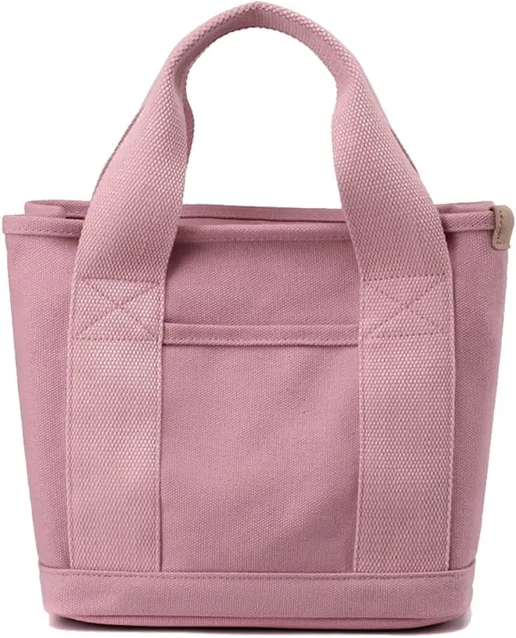 Women's Tote Purse Multi-pocket Handbags Heavy Duty Canvas Shoulder Bag Stored Bag Top Handle Satchel