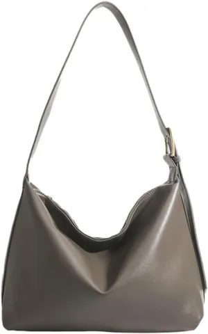 Women's Vegan Leather Tote Bag Large Y2K Shoulder Crossbody Bag Trendy Soft Handbag Top Handle Purse