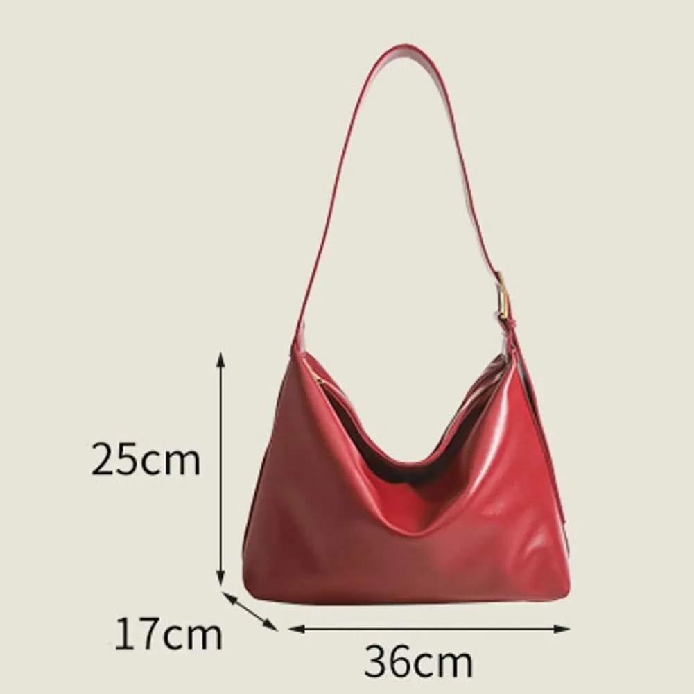 Women's Vegan Leather Tote Bag Large Y2K Shoulder Crossbody Bag Trendy Soft Handbag Top Handle Purse