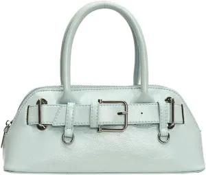 Women's Y2k Purse Buckle Belt Leather Tote Handbag Trendy Top Handle Shoulder Bag Satchel Underarm Crossbody Purses