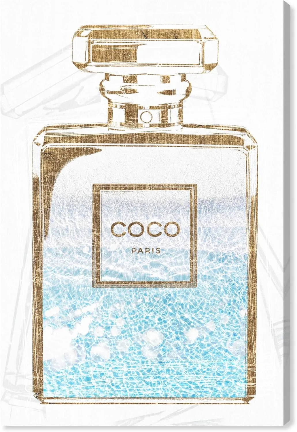 Wynwood Studio Fashion and Glam Wall Art Canvas Prints 'Perfume Water Love Light' Home Décor, 16x24