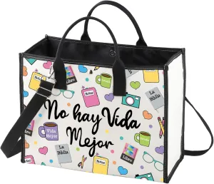 WZMPA JW Pioneer Cosmetic Makeup Bag JW Spanish Pioneer Gifts No Hay Vida Mejor Zipper Pouch Bag For Women Girls (No Hay Vida BG)