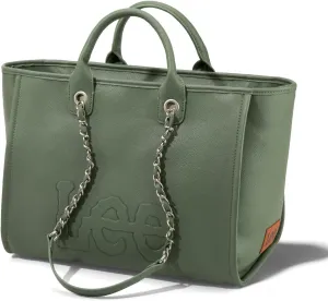 x Lee Large Shoulder Tote Bag for Women Vegan Leather Top-Handle Bag