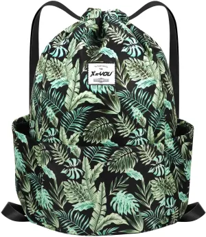 XEYOU Drawstring Sports Backpack Lightweight Gym Yoga Sackpack Shoulder Rucksack Casual Outdoor Daypack for Women and Men