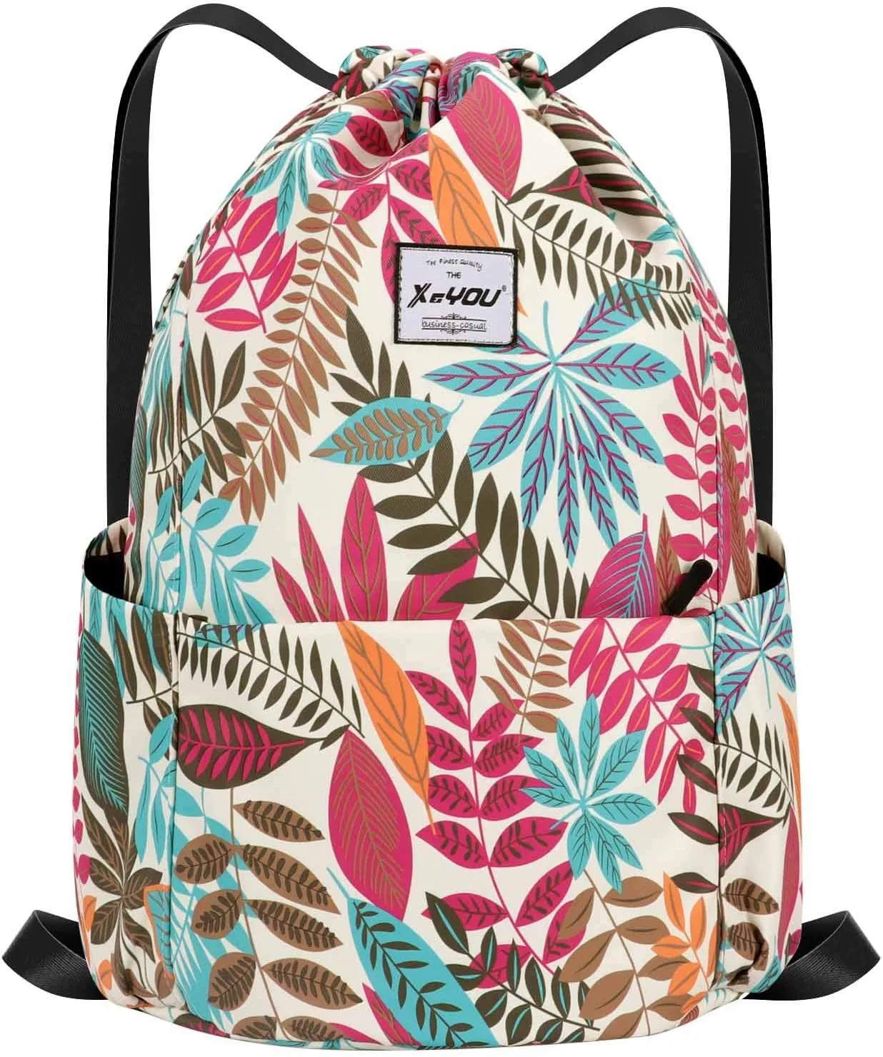 XEYOU Drawstring Sports Backpack Lightweight Gym Yoga Sackpack Shoulder Rucksack Casual Outdoor Daypack for Women and Men