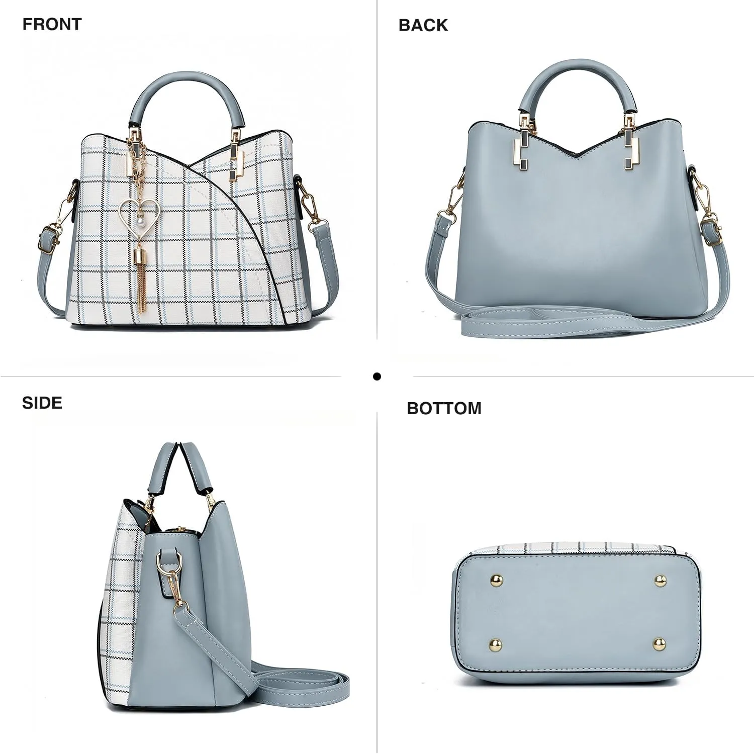 Xiaoyu Small Purses and Handbags for Women Fashion Crossbody Bag Lightweight Shoulder Bag Top Handle Satchel Purse