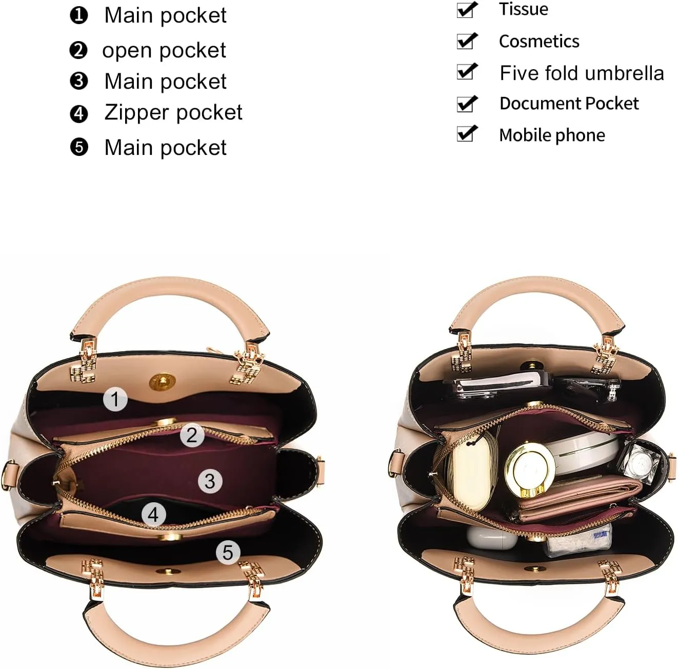 Xiaoyu Small Purses and Handbags for Women Fashion Crossbody Bag Lightweight Shoulder Bag Top Handle Satchel Purse