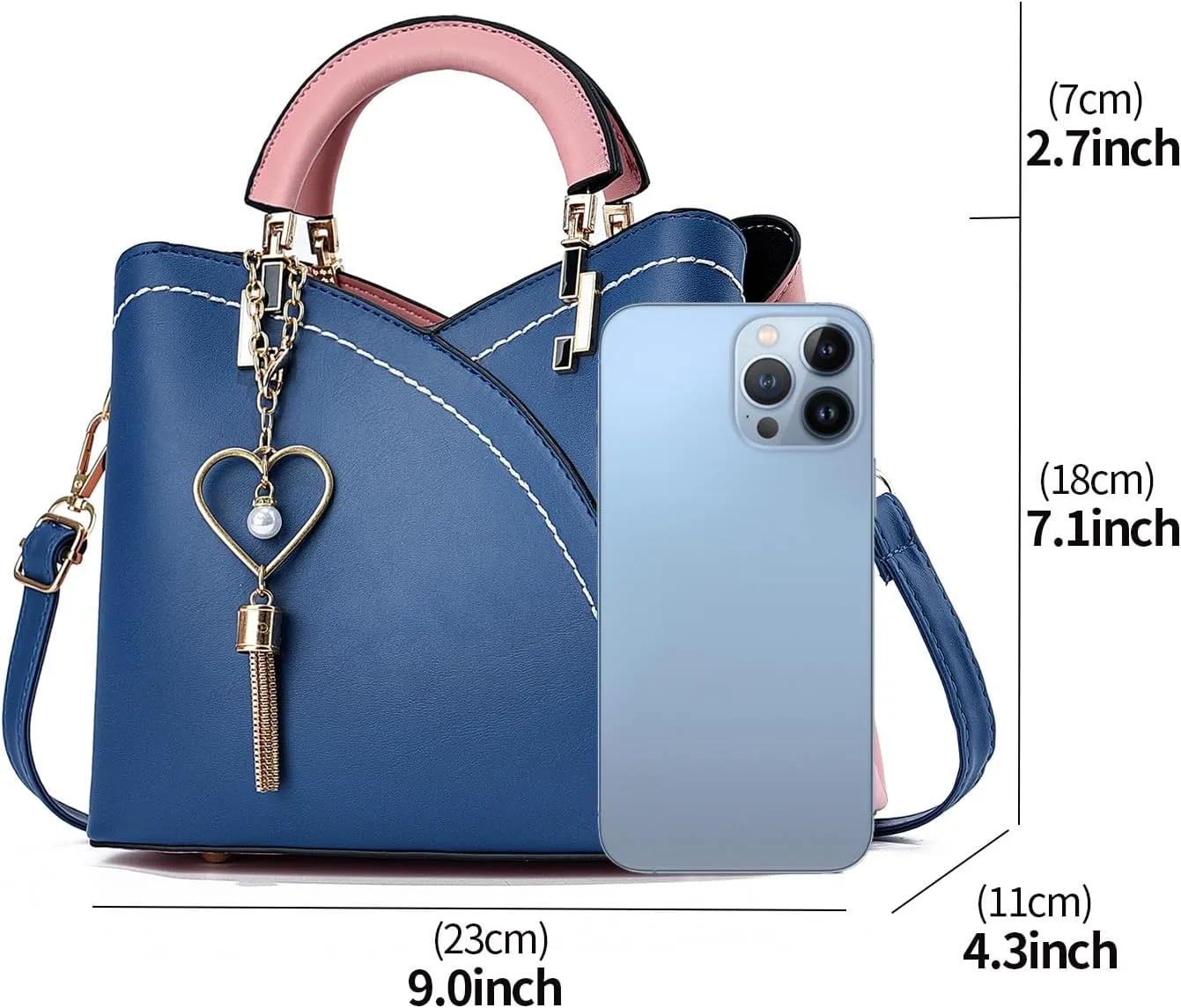 Xiaoyu Small Purses and Handbags for Women Fashion Crossbody Bag Lightweight Shoulder Bag Top Handle Satchel Purse