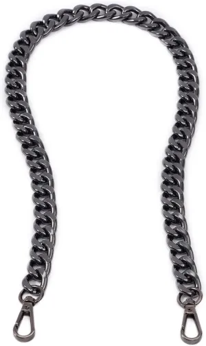 Xiazw Medium Size Fabulous Metal Shoulder Crossbody Purse Strap Replacement Bag Chain Accessories (26‘’, Black)