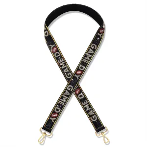 YAHPERN Beaded Purse Straps Game Day Purse Strap Replacement Sequin Crossbody Football Purse Strap for Stadium Clear Bag