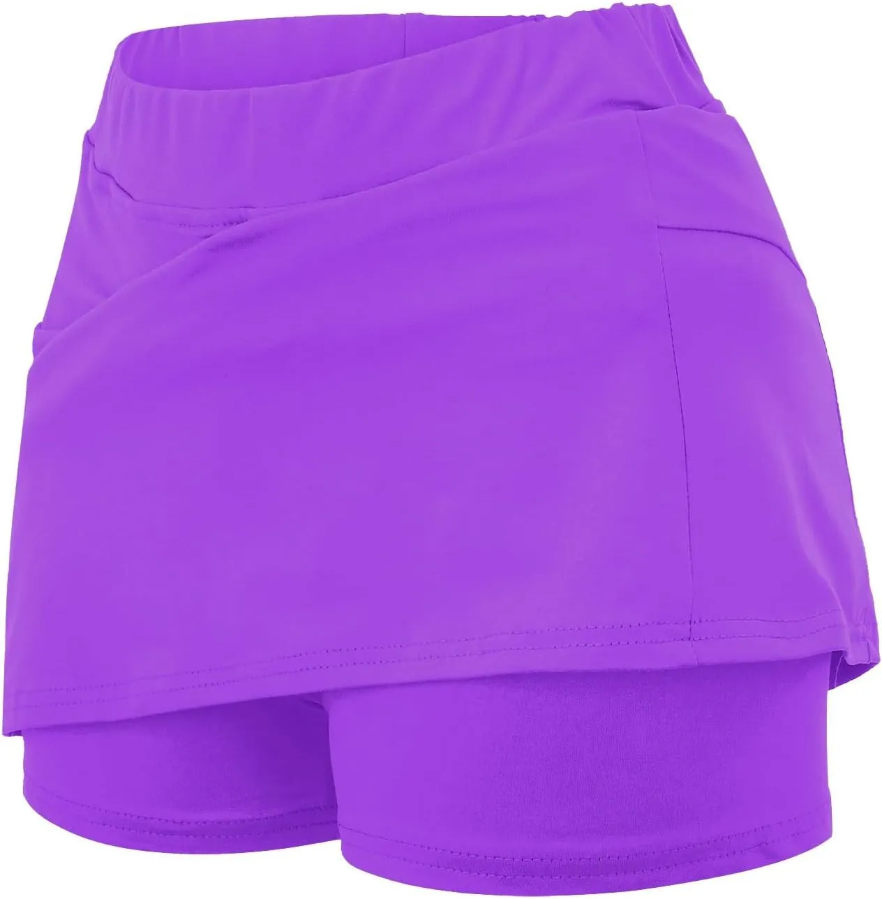 Yoga High Waisted Golf Skirts for Women a Line Tennis Athletic Casual Skort with Inner Shorts Yoga Pants