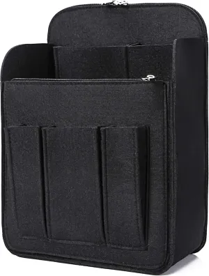 Yoillione Felt Backpack Organizer Insert for Women and Men, Large Travel Rucksack Insert with High Capacity, Lightweight Bag Organizer with Zipper Pocket