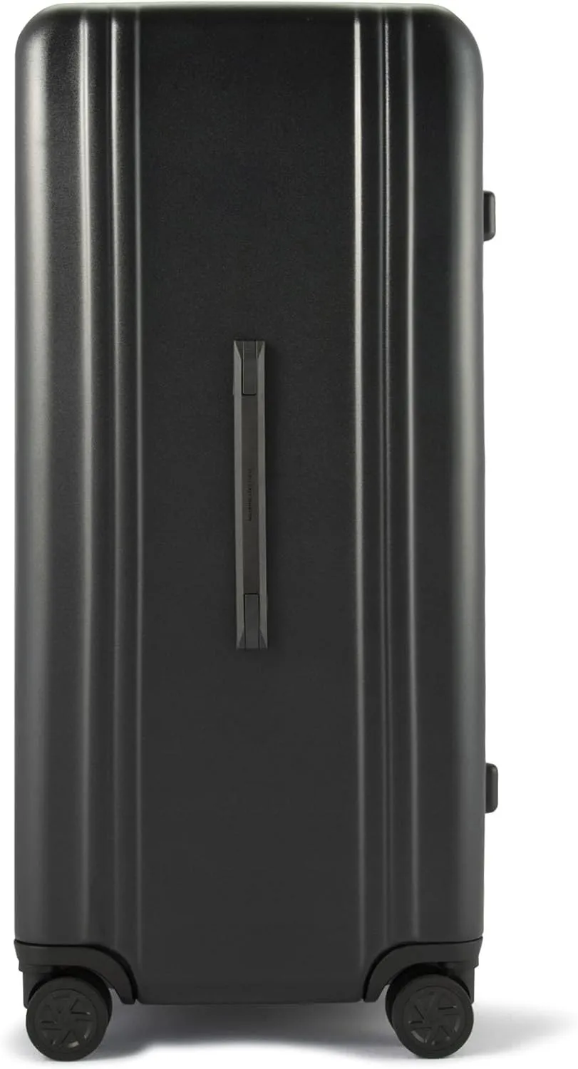 ZERO Halliburton Classic Lightweight 4.0 Rolling Trunk Large, Hardside 31-Inch, 4 Dual Spinner Wheels, Telescoping Handle, Front & Side Handles, TSA Accepted Lock, 99L, Matte Finish- Black