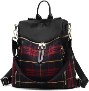 zhongningyifeng Women Backpack Purse Small Waterproof Nylon Rucksack Lightweight Fashion Casual Travel Ladies Shoulder Bag Daypack