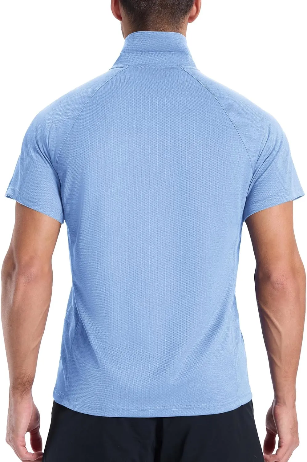 ZITY 3 Pack Polo Shirts for Men Cool Dry Outdoor Fishing Athletic Fit Short Sleeve Collared T-Shirts