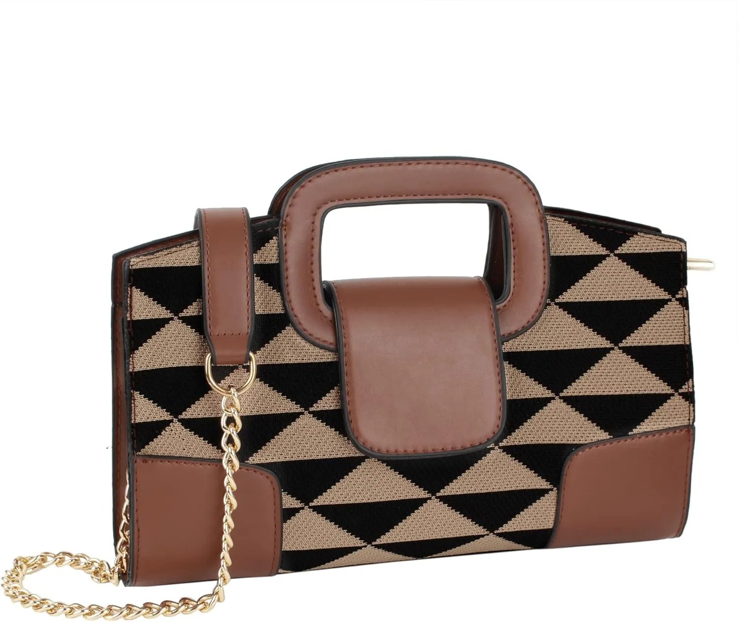 ZLMBAGUS Women Vintage Flap Tote Top Handle Satchel Handbags PU Leather Clutch Purse Shoulder Bag