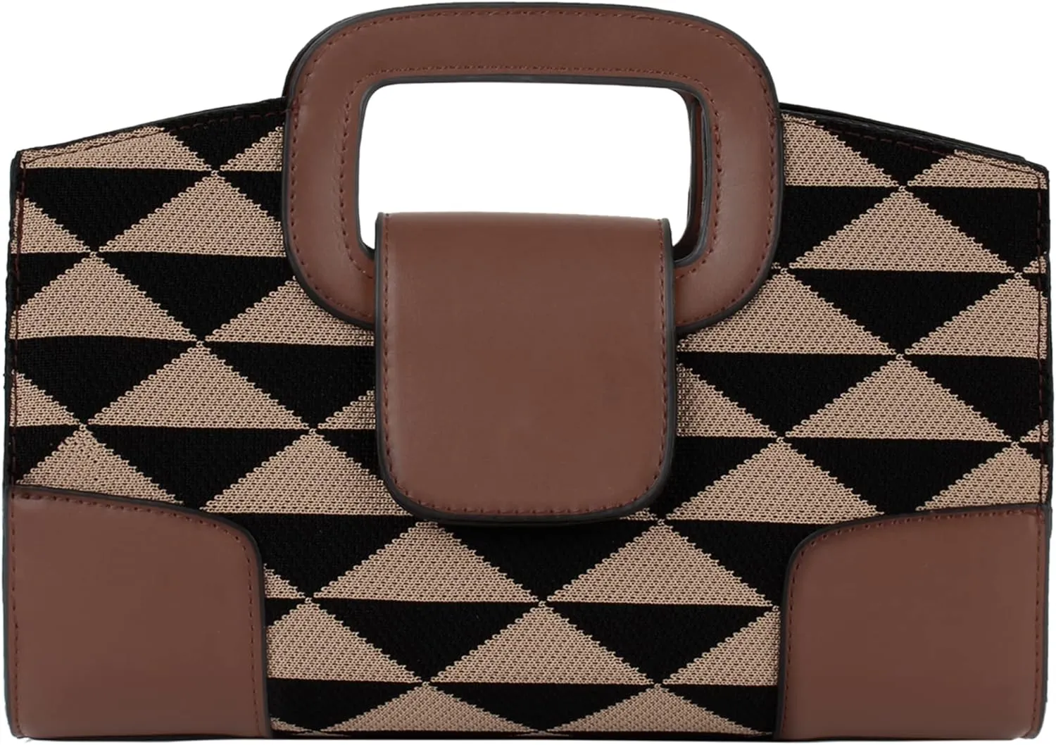 ZLMBAGUS Women Vintage Flap Tote Top Handle Satchel Handbags PU Leather Clutch Purse Shoulder Bag