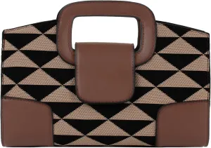 ZLMBAGUS Women Vintage Flap Tote Top Handle Satchel Handbags PU Leather Clutch Purse Shoulder Bag